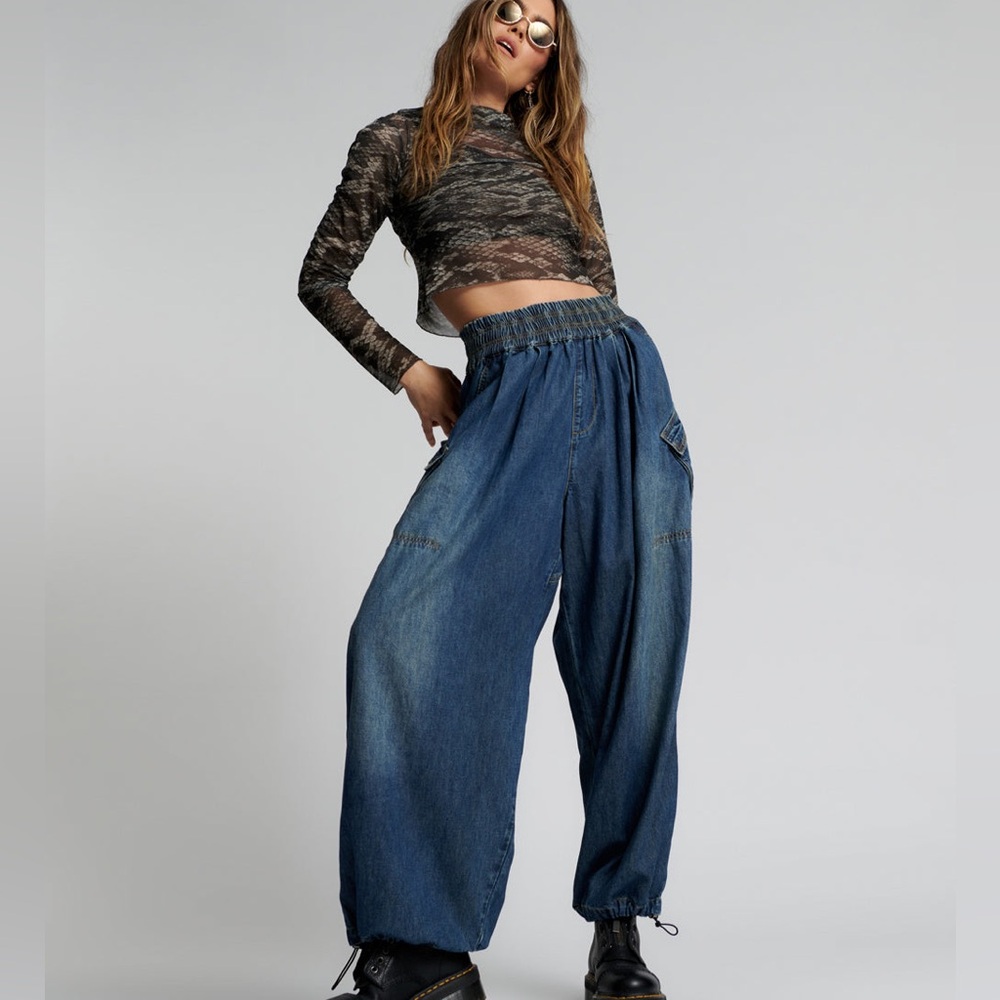 One Teaspoon Parachute Denim Pants/Jeans